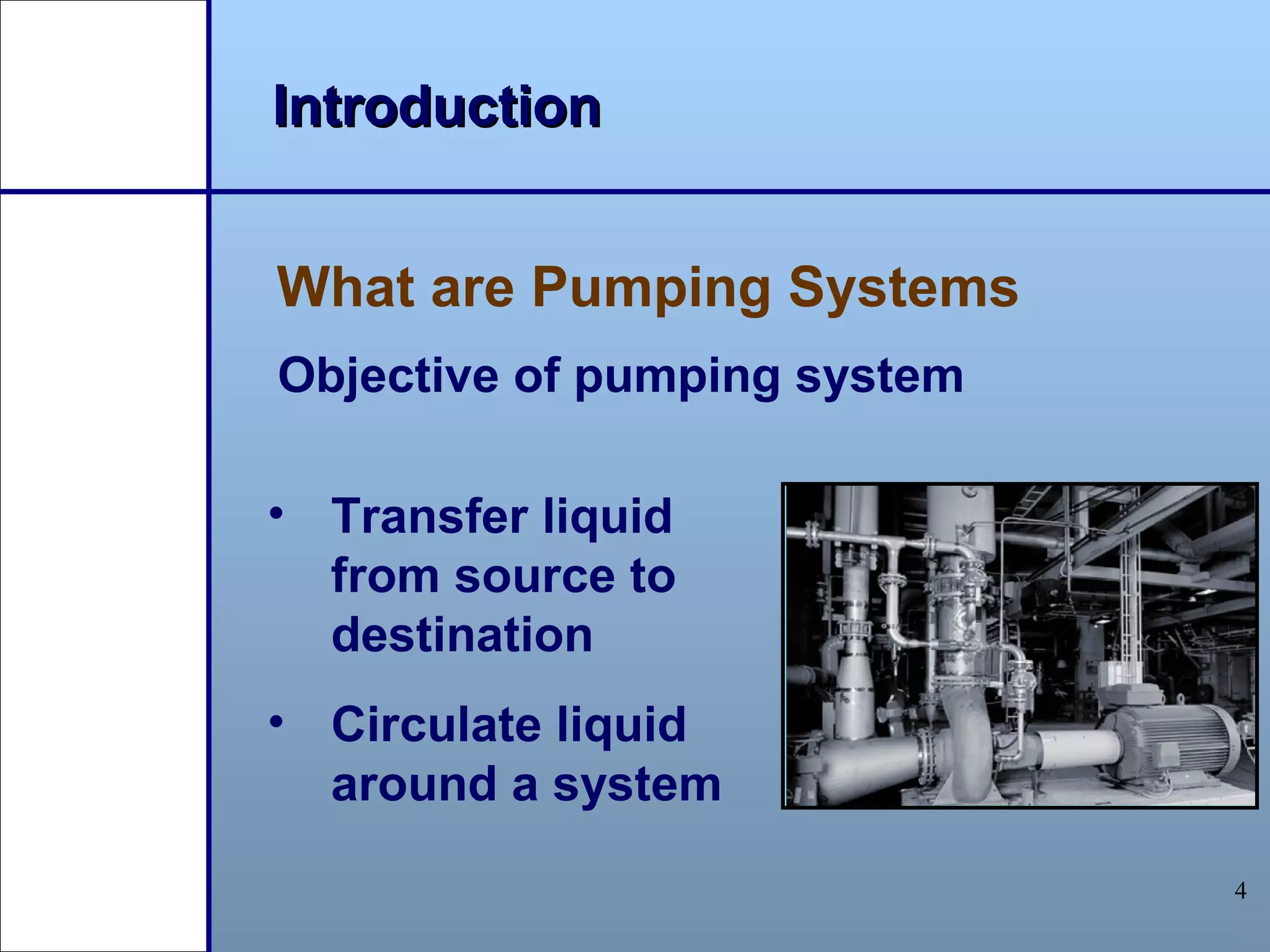 Sample Introduction Pump System Pumps and pumping systems | PPT