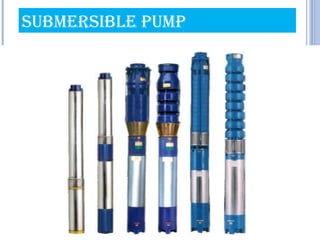 SubmerSible pump
 