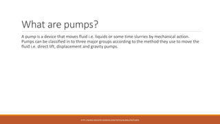 Pumps presentation | PPTX