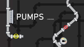 PUMPS -CHEM ENGG
 