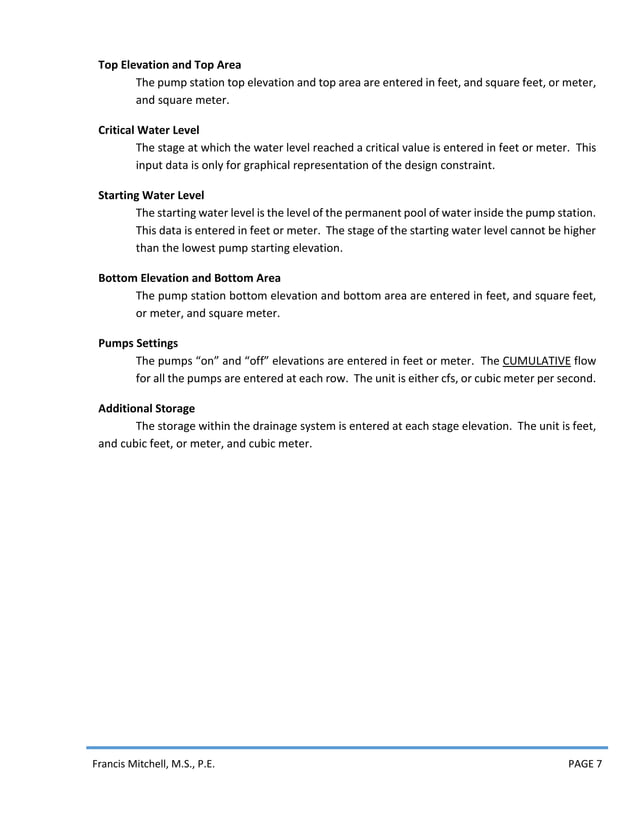 Pump Station Design Manual PDF