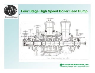 Piedmont Chapter
Four Stage High Speed Boiler Feed Pump
 