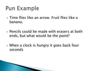 Figurative Language Pun