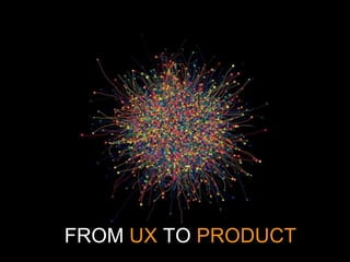 FROM UX TO PRODUCT
 