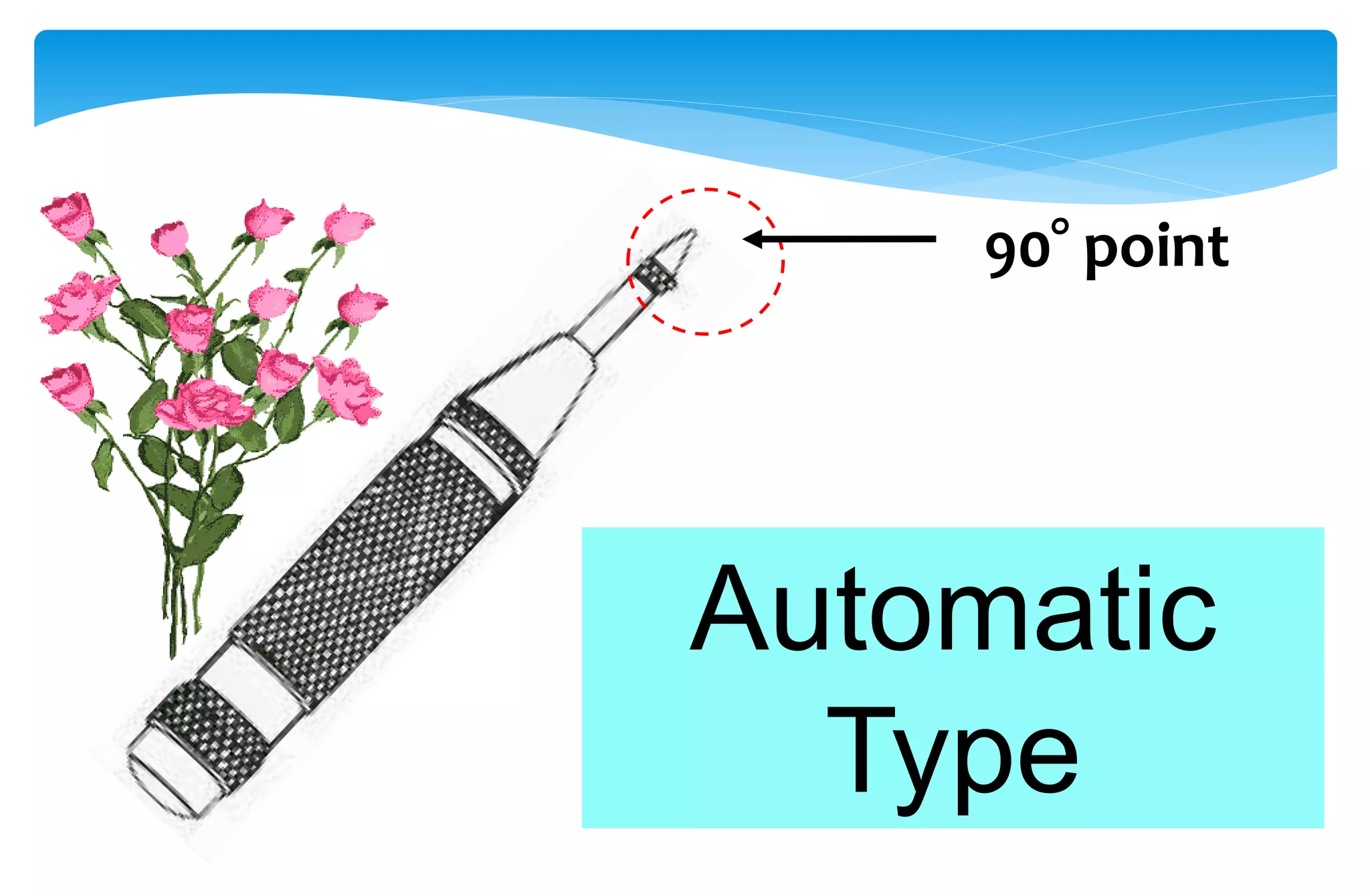 Automatic
Type
90° point
 