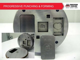 15
PROGRESSIVE PUNCHING & FORMING
 