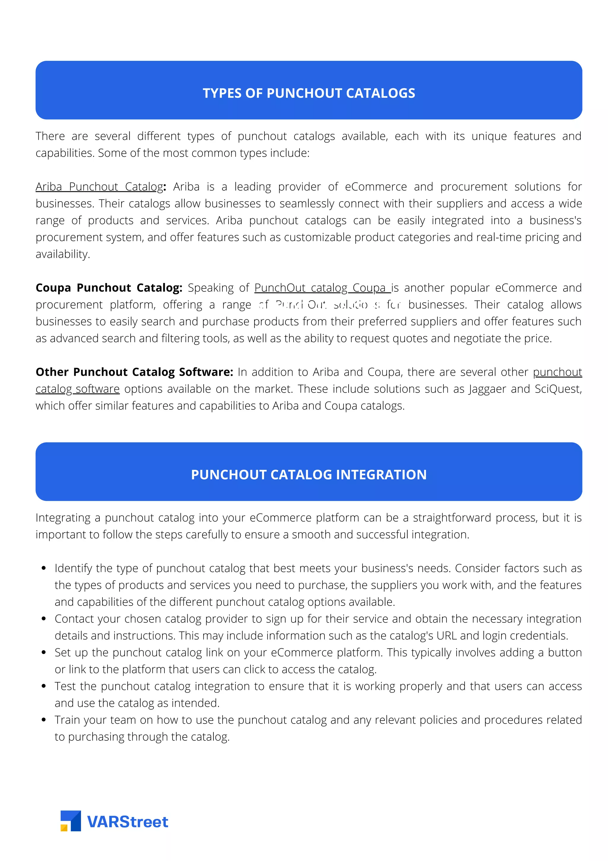 Punchout Catalog Integration A Comprehensive Guide for