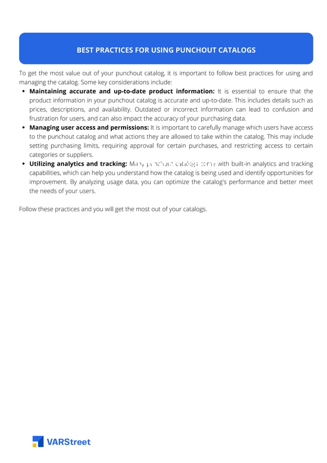 Punchout Catalog Integration A Comprehensive Guide for