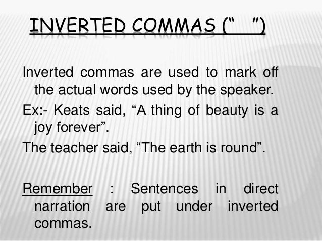 Punctation punctation