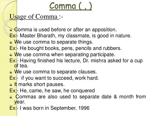 proper comma usage rome fontanacountryinn com proper use of commas