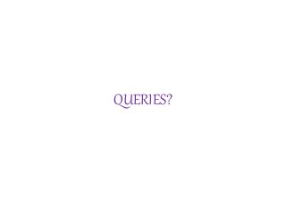 QUERIES?
 