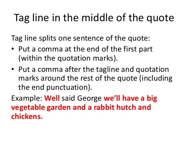 Punctuating Dialogue