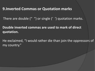 Punctuation Inverted Triangle punctuation-1.English lecture .punctuation.pptx