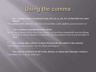 Punctuation | PPTX