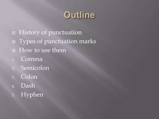 Punctuation | PPTX
