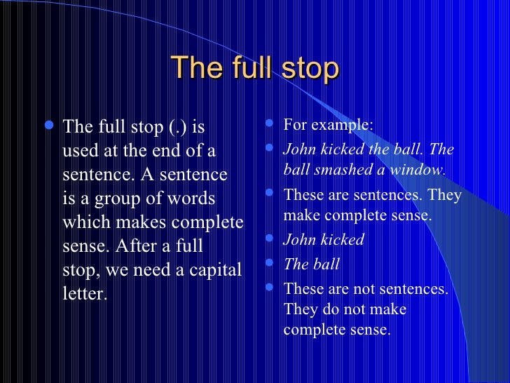 Punctuation