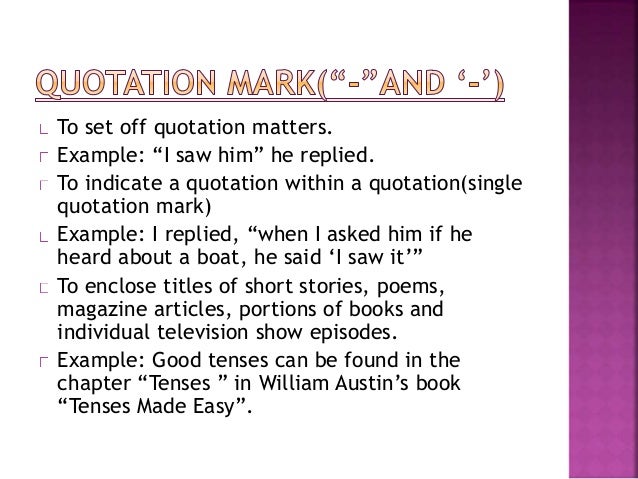 Image Result For Quotation Marks After Or Before Full Stop