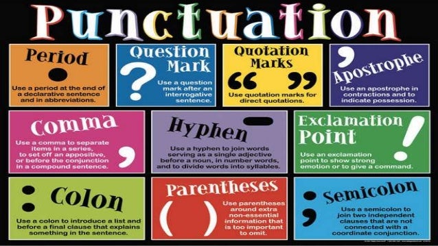 use punctuation