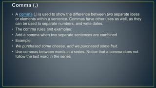 Punctuation Marks | PPTX