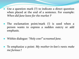 Punctuation course pdf for student in english | PDF