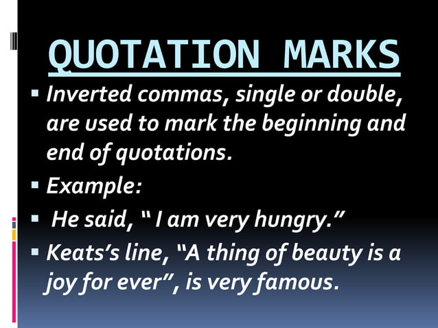 Punctuation