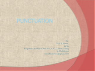 Comprehensive Guide to English Punctuation and Grammar Usage | PPT