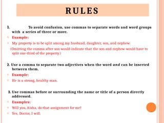 Yes Comma The fundamentals of punctuation in english.pptx