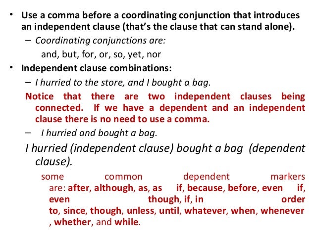 punctuation 5 do you put a comma before but