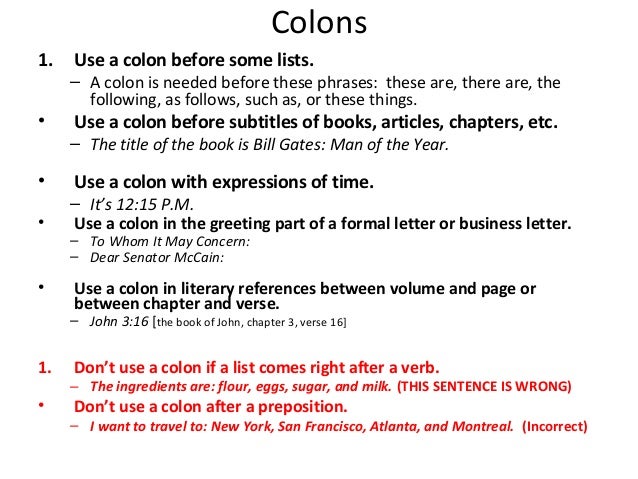 punctuation 5 such as punctuation