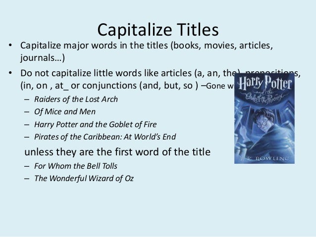 punctuation title