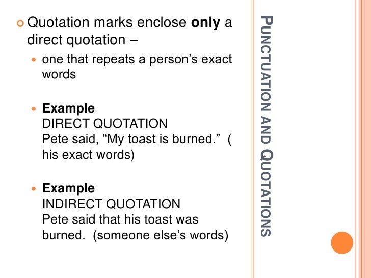 Punctuation And Quotations 2