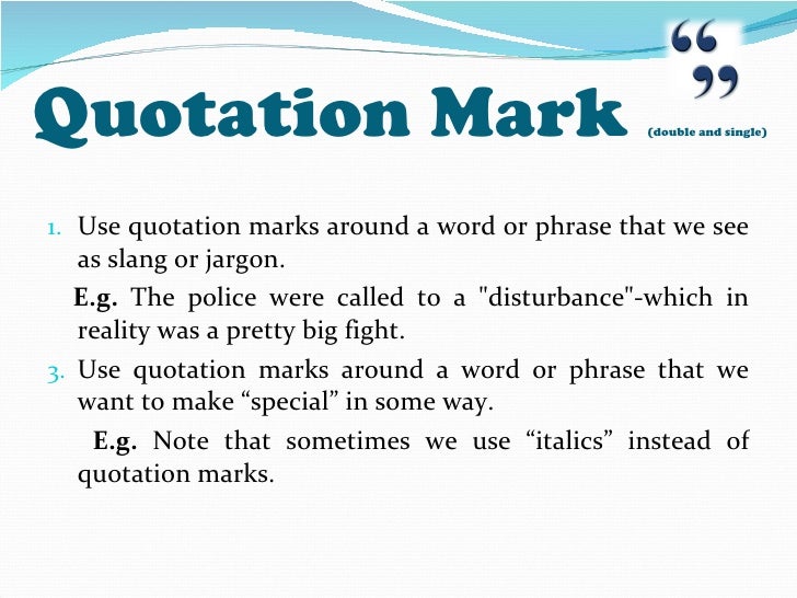 Punctuation
