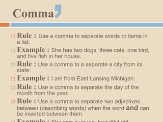 Punctuation presentation | PPTX