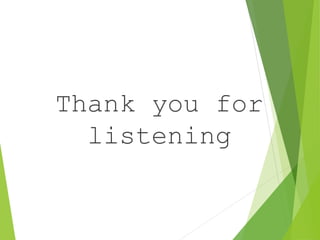 Thank you for
listening
 