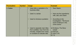 Punctuation marks and capitalization | PPTX