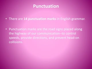 Common Errors in English and Punctuation PPT | PPTX