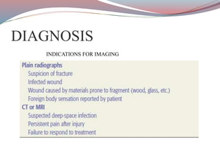 Puncture wounds and bites | PPTX