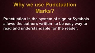 Punctuation English | PPTX