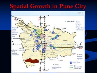 Spatial Growth in Pune City
 