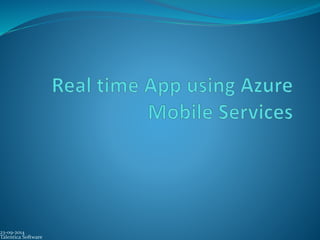 23-09-2014 
Talentica Software 
 