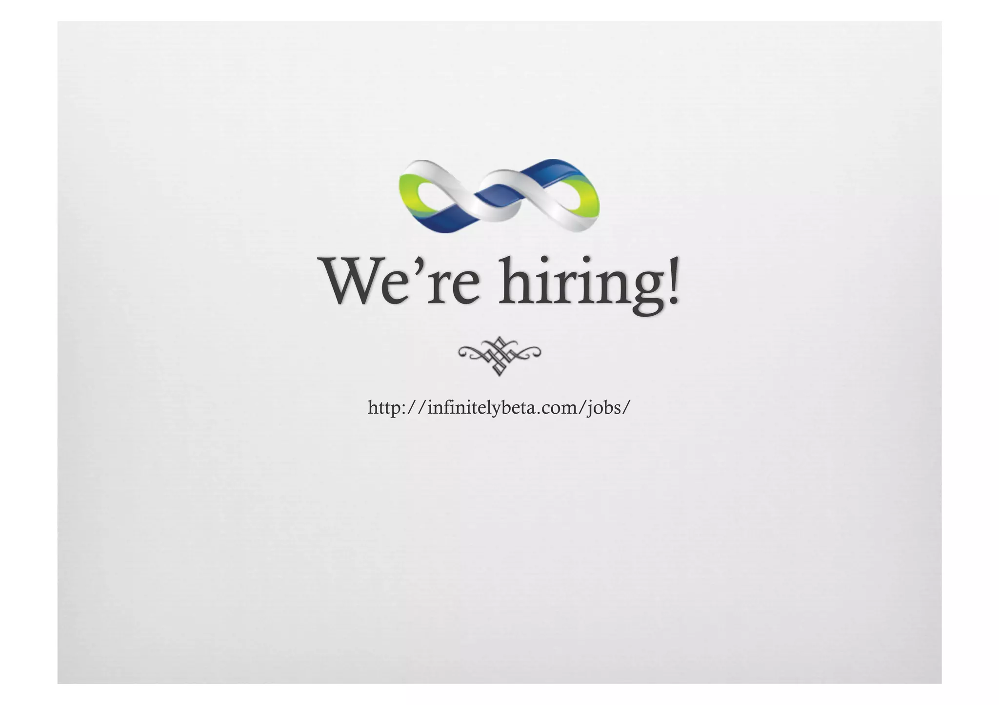 http://infinitelybeta.com/jobs/
 