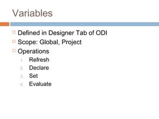 Oracle RI ETL process overview. | PPT