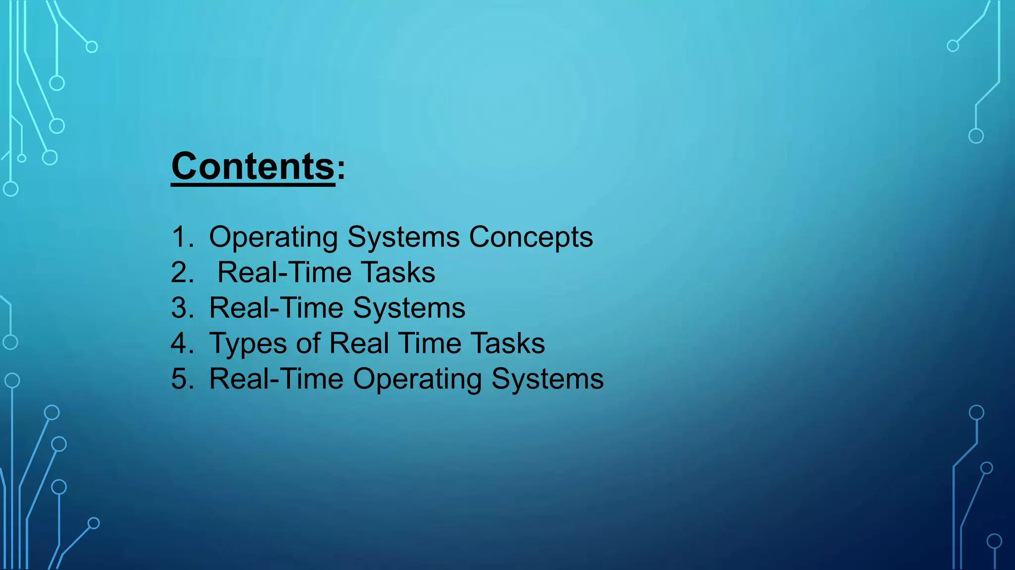 Real time operating system | PPTX | Operating Systems | Computer ...
