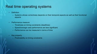 Real time operating system | PPTX | Operating Systems | Computer ...
