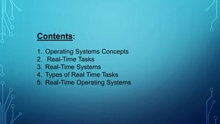 Real time operating system | PPTX | Operating Systems | Computer ...