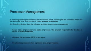 Real time operating system | PPTX