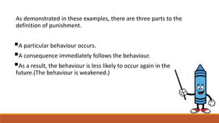 Punishment - Applied Behavioral Analysis | PDF