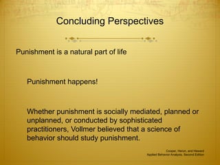 The concept of Punishment in ABA and Psychology | PPT