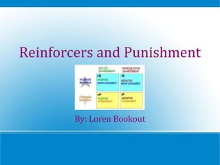 Reinforcers and Punishment



       By: Loren Bookout
 