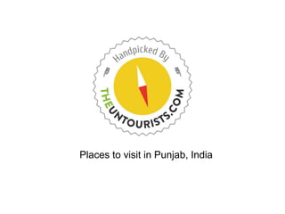 Places to visit in Punjab, India
 